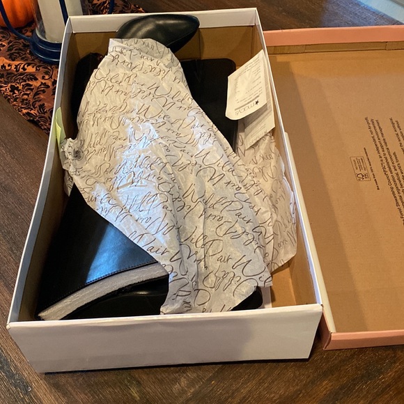 Macy’s Wild Pair Daytona Black Knee-High Zip Up Boots Size 7M - Picture 12 of 16